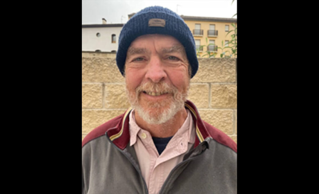 Volunteer poses for the camera.